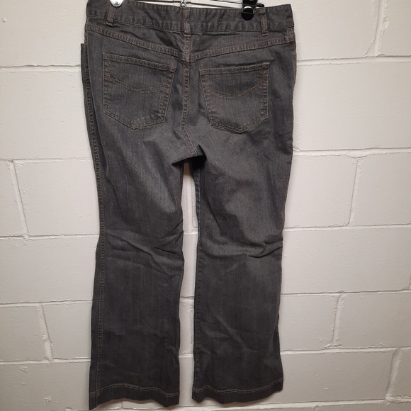 J. Jill Gray Flare Leg Jeans - Picture 3 of 6